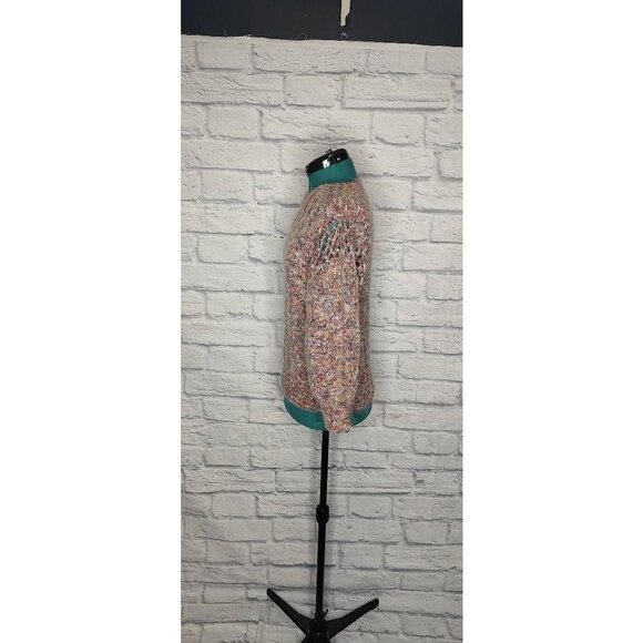 ROOTS Womens Pullover Sweater Multicolor Wool Blend Space Dye Long Sleeve Knit S - Picture 3 of 8